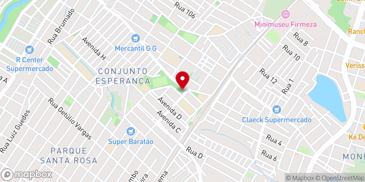 Map showing location of Igreja Matriz de São Francisco Xavier