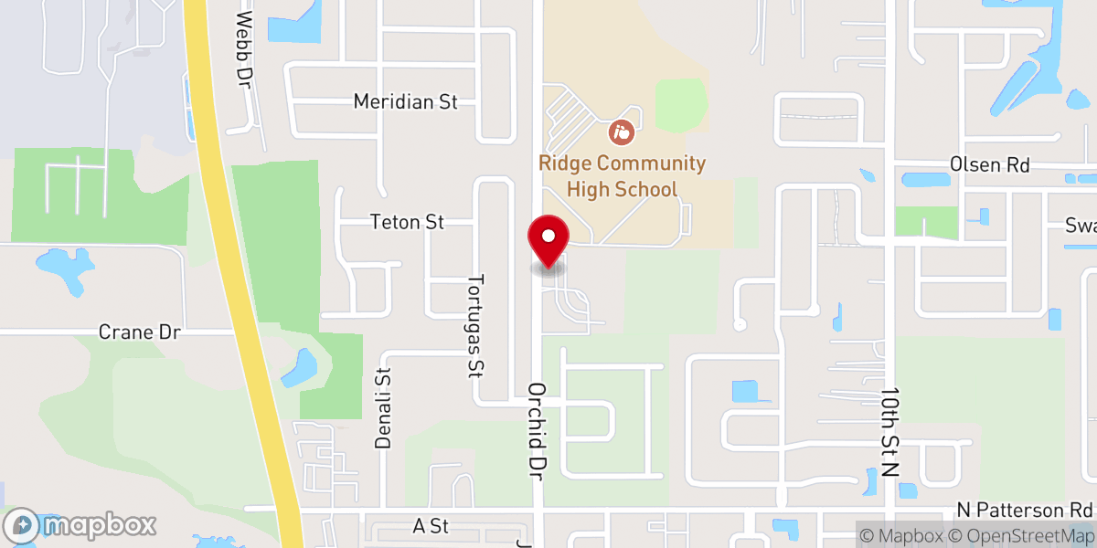 Map showing location of New Horizon UMC