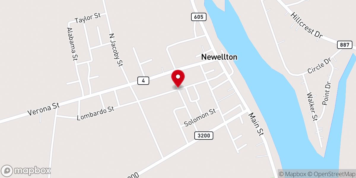 Map showing location of HOUSE OF PRAYER OUTREACH/COMMUNITY CENTER