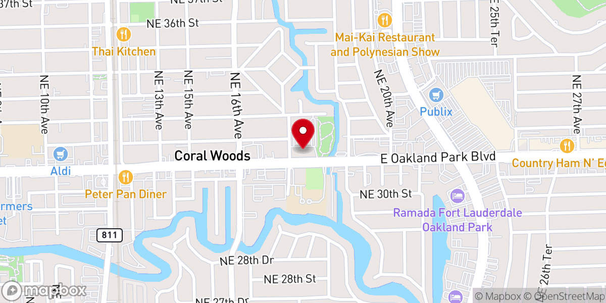 Map showing location of Blessed Sacrament Roman Catholic Church