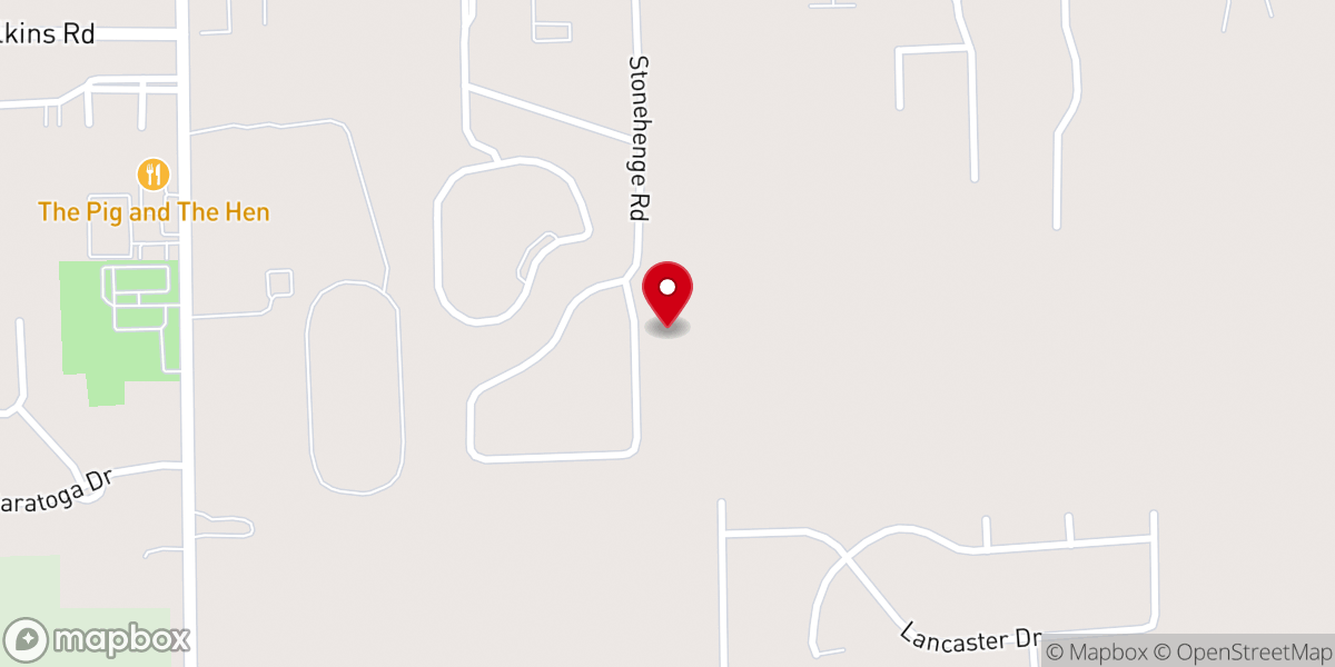 Map showing location of Hope Outreach Ministries