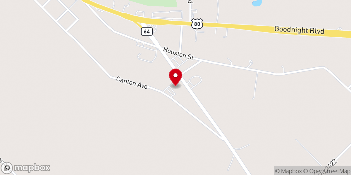 Map showing location of Wills Point Church of Christ