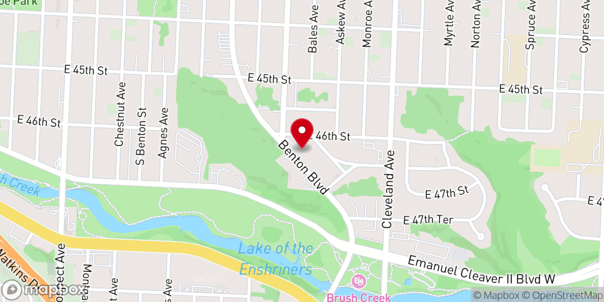 Map showing location of Saint Andrew United Methodist Church