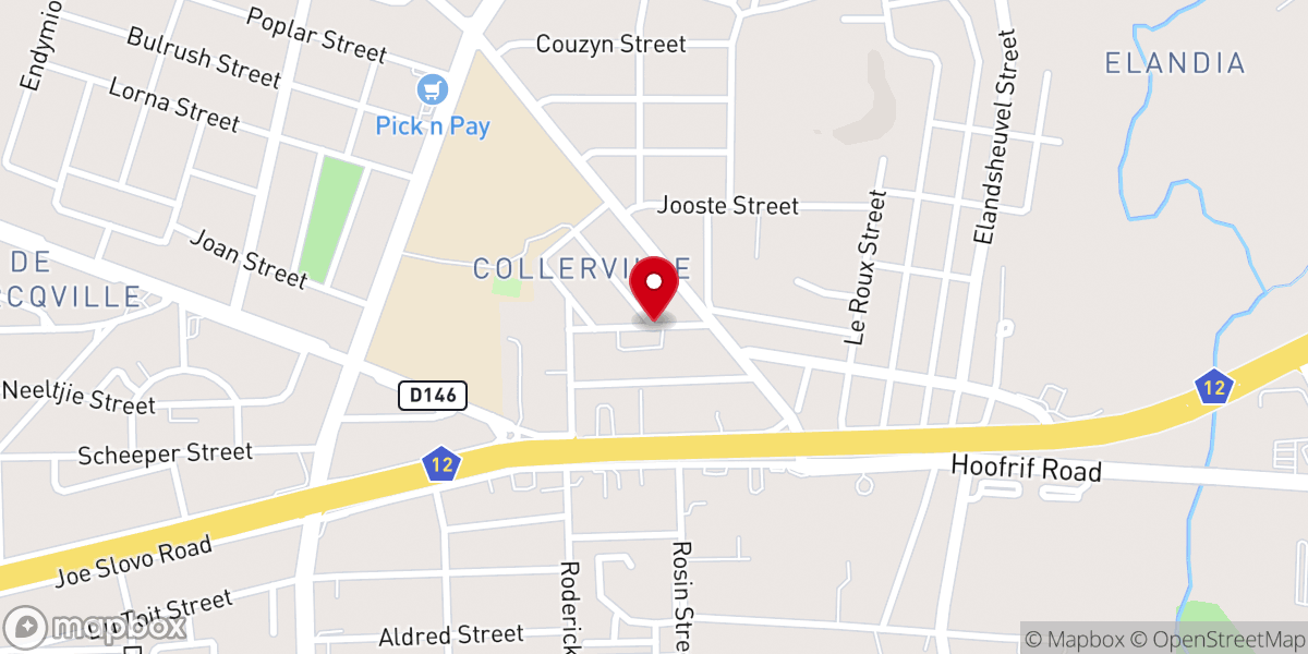 Map showing location of old apostle church