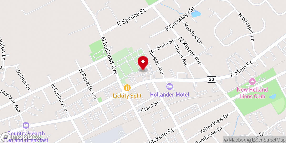 Map showing location of St. Stephen Reformed Church