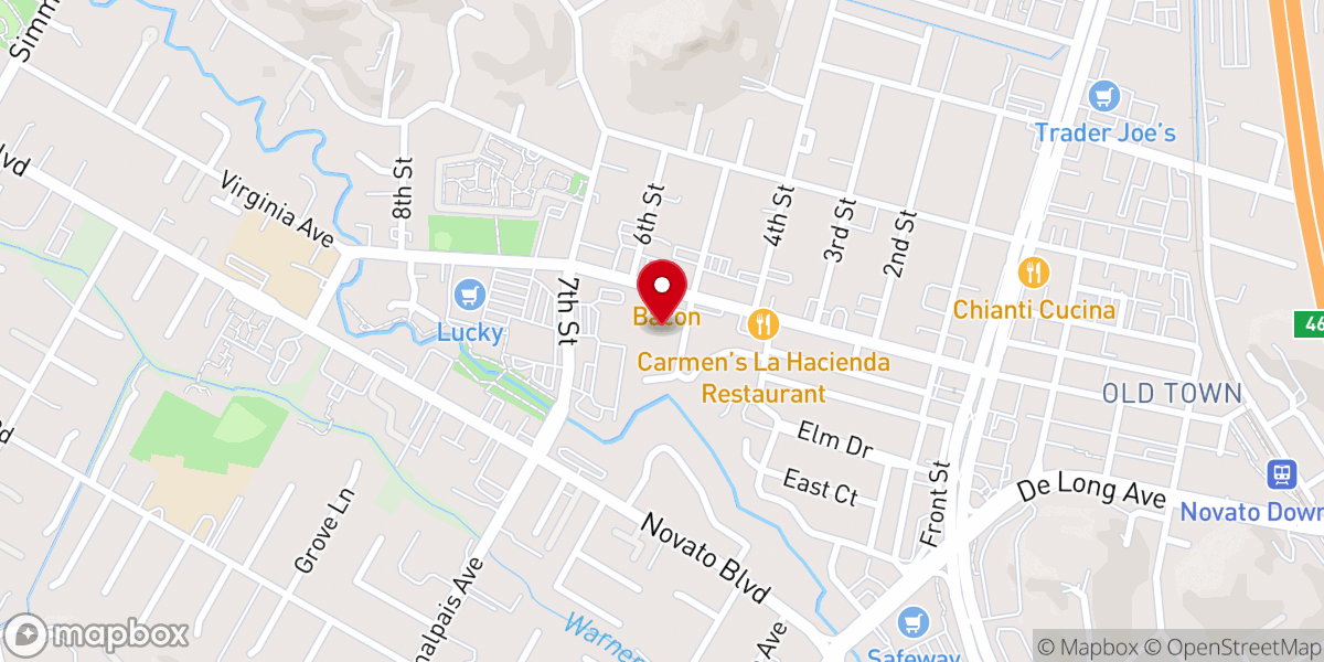 Map showing location of Saint Francis of Assisi Episcopal Church