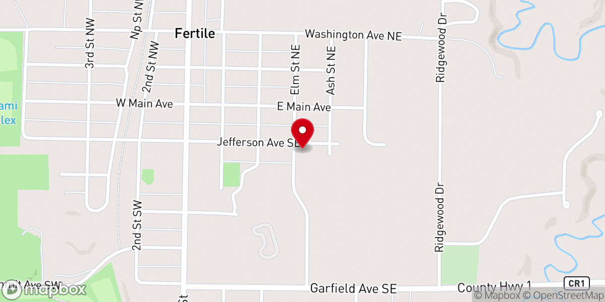 Map showing location of St Joseph's Catholic Church