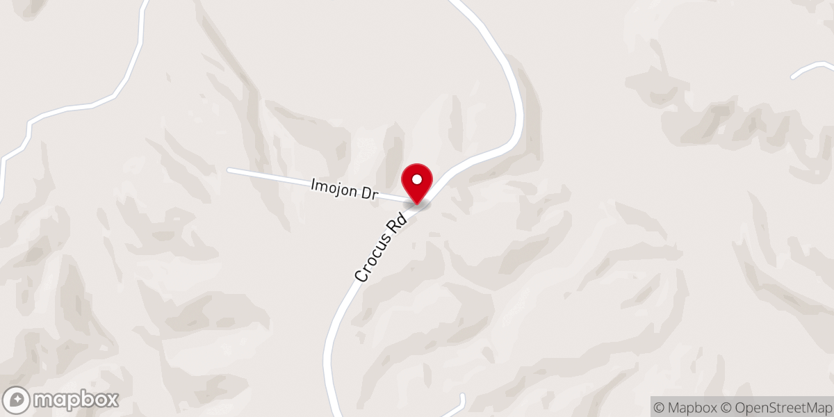Map showing location of Cedar Grove Church