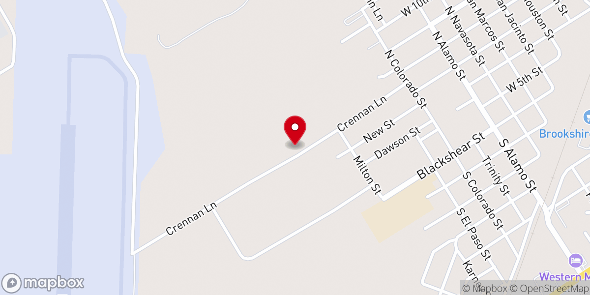 Map showing location of Trinity Missionary Baptist Church