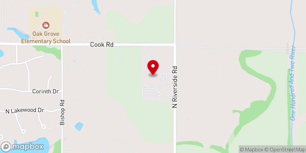 Map showing location of Word of Life Church