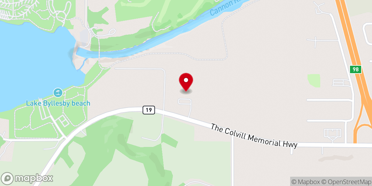 Map showing location of Riverwood Community Church