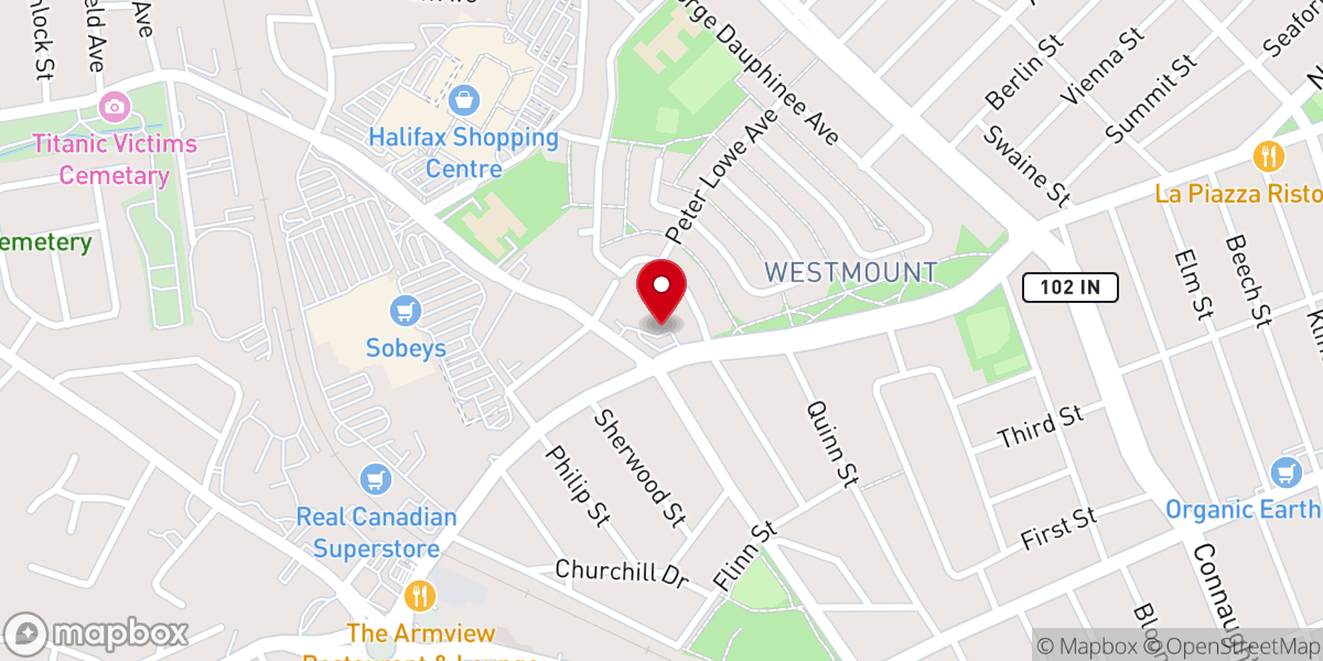 Map showing location of Saint Agnes Roman Catholic Parish Church