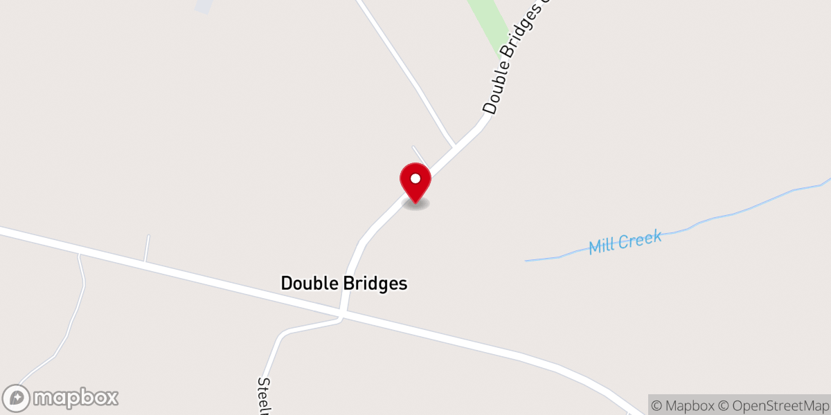 Map showing location of Elon Baptist Church