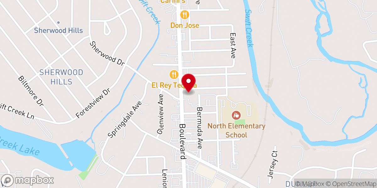 Map showing location of Deliverance Church of God