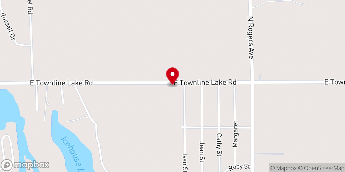 Map showing location of New Beginnings Baptist church of Harrison