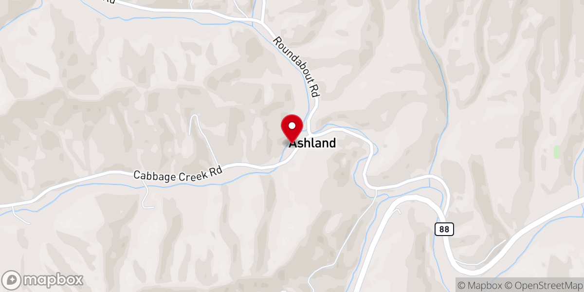 Map showing location of Three Forks Missionary Baptist Church