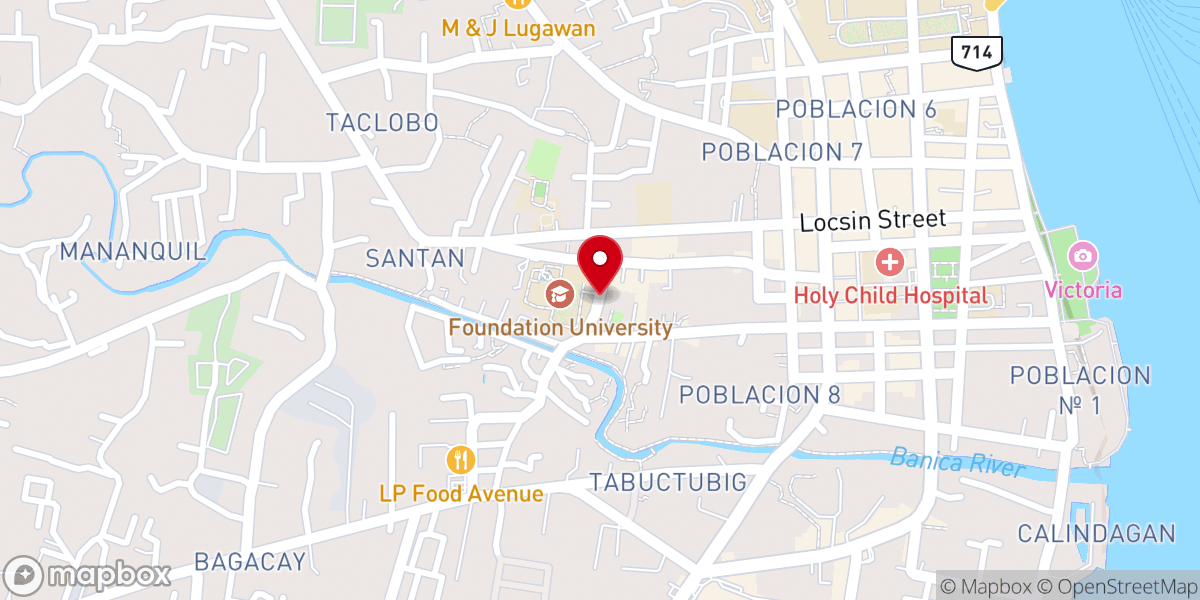 Map showing location of Lifetower International Church Philippines