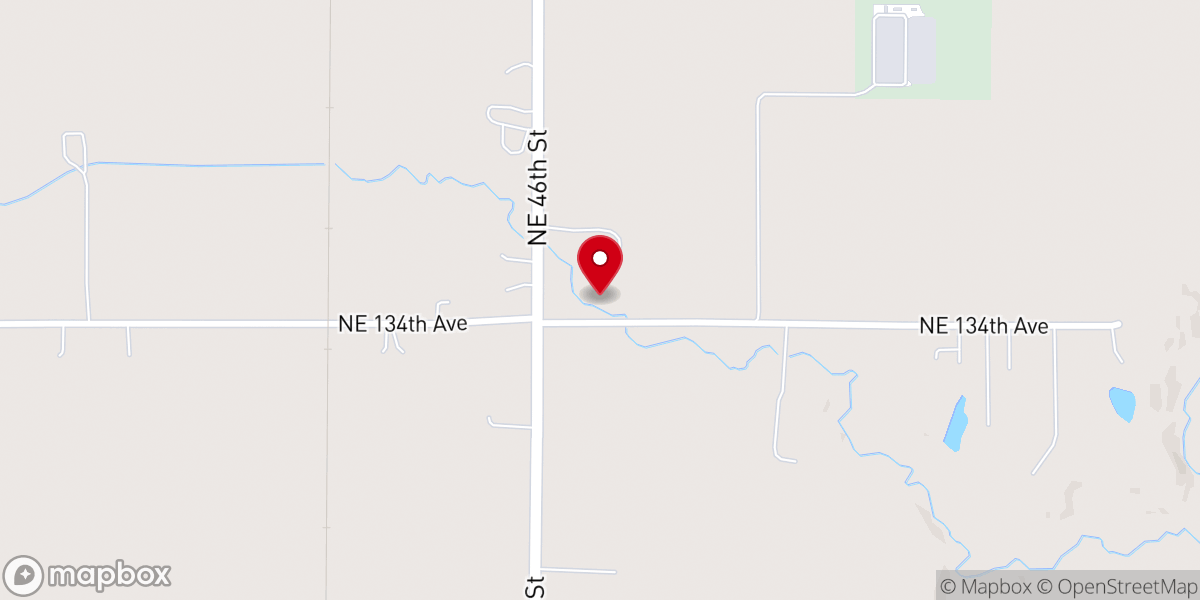 Map showing location of Elkhart Township