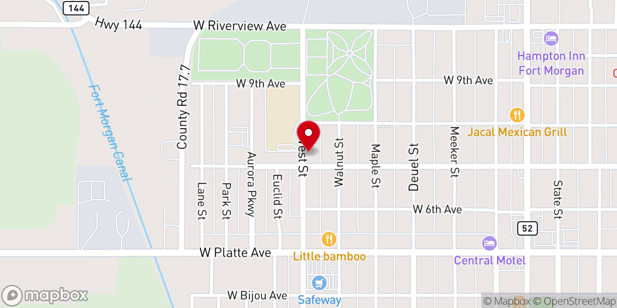 Map showing location of Reorganized Church of Jesus