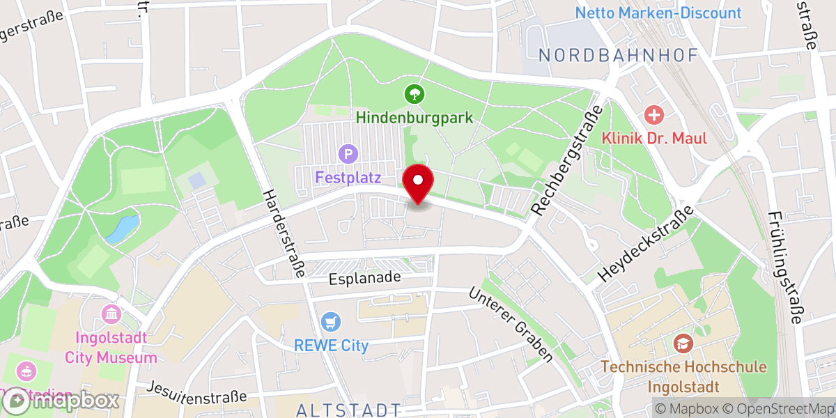 Map showing location of Ukrainische Orthodoxe Kirche in Ingolstadt