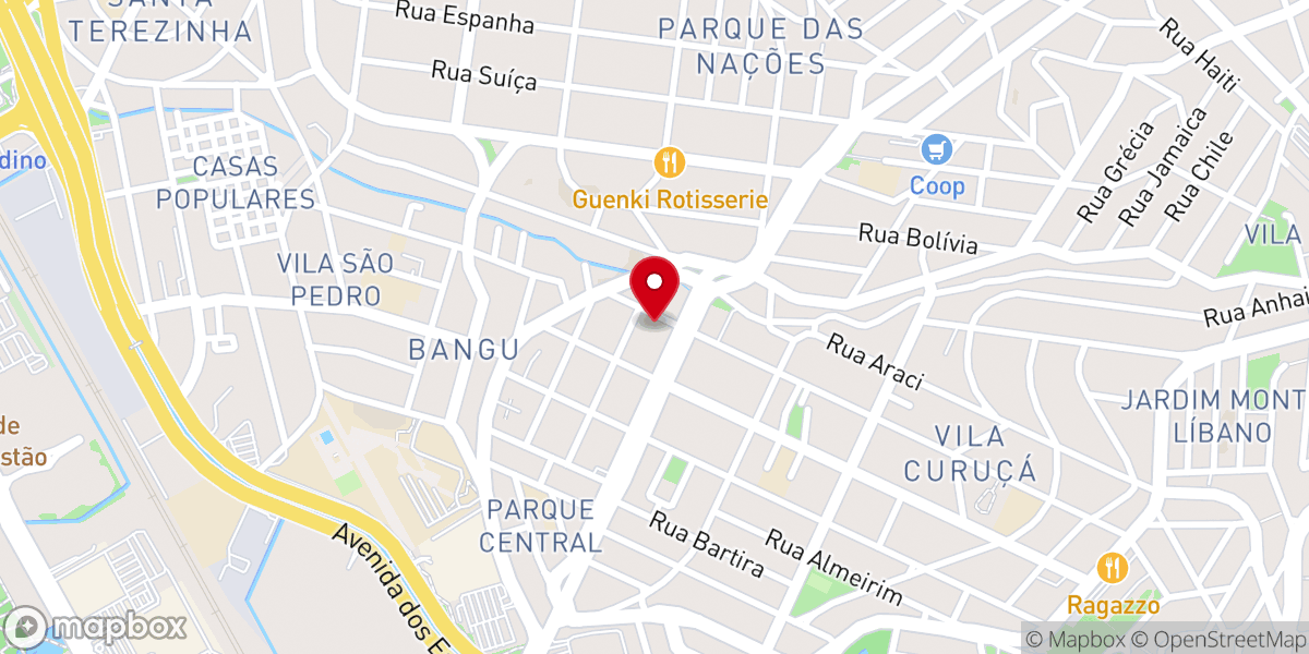 Map showing location of Igreja Batista Curuçá