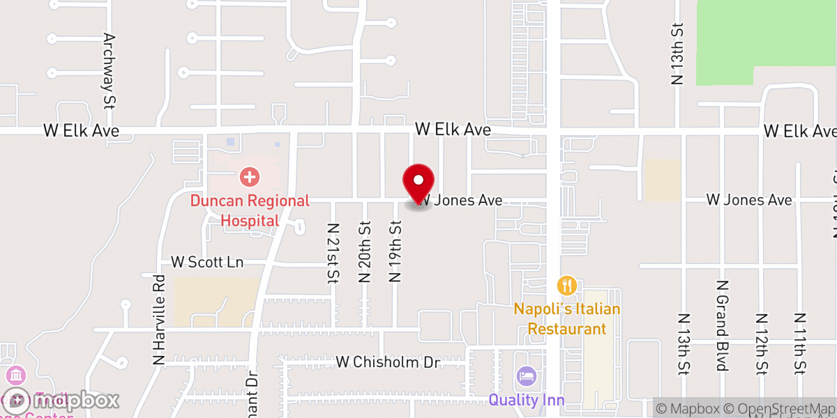 Map showing location of Duncan Seventh-day Adventist Church