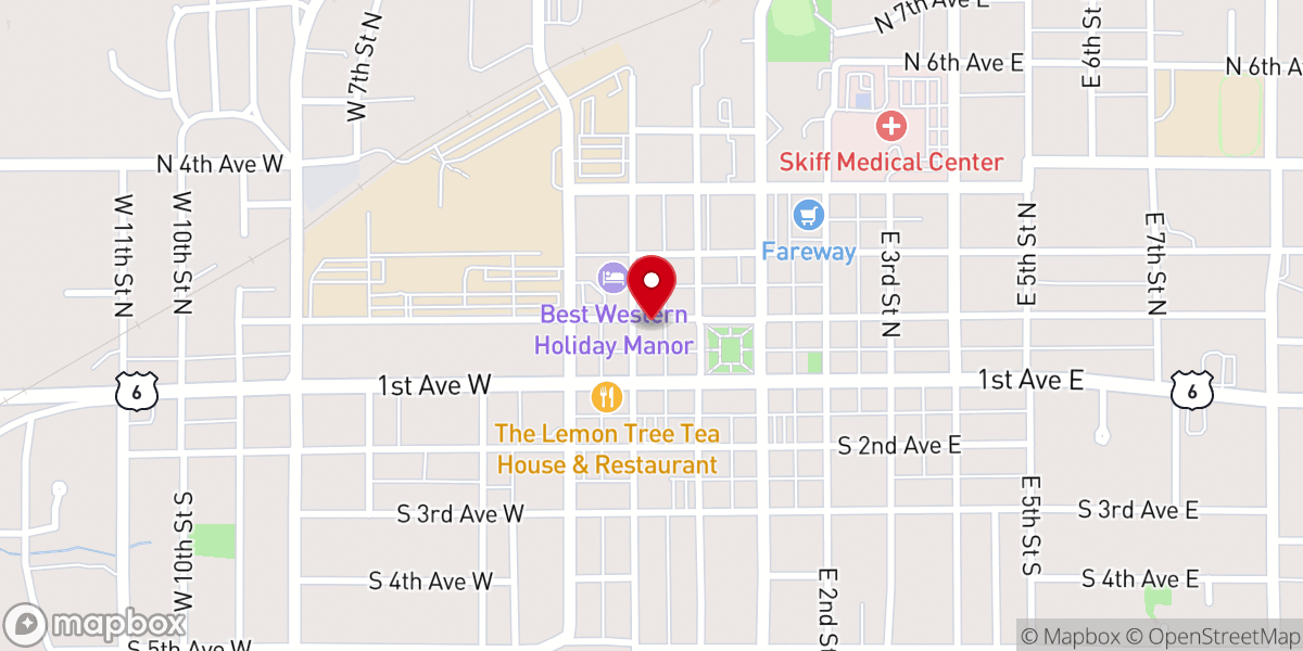 Map showing location of The Least Of Saints Ministry