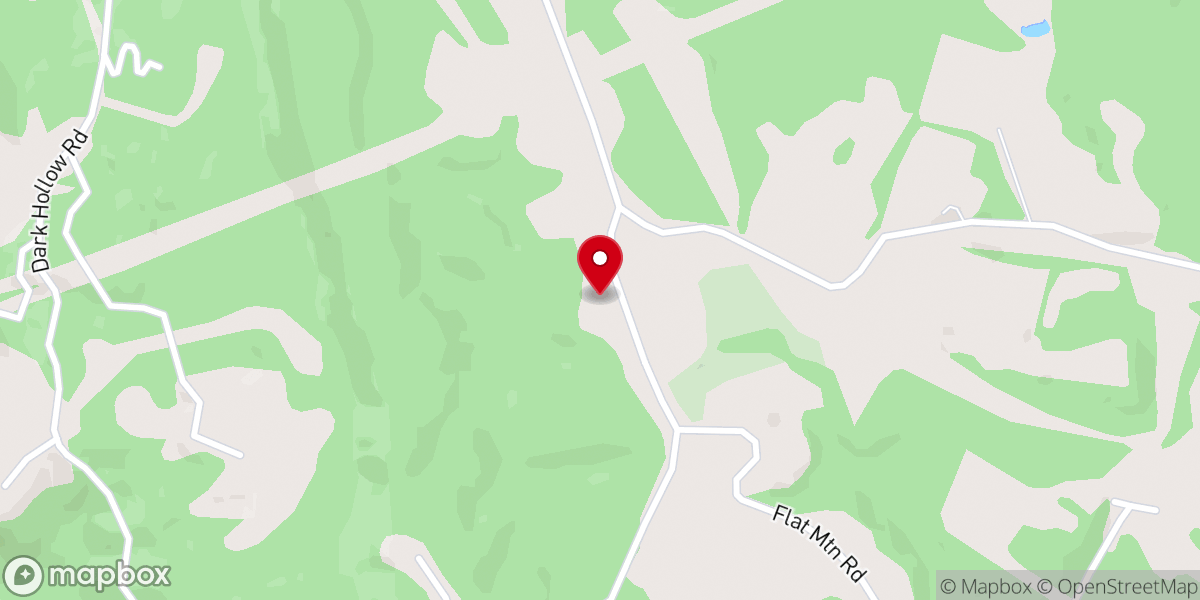 Map showing location of Flat Mountain Missionary Baptist Church