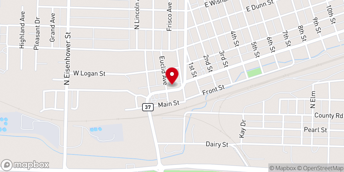 Map showing location of Promesa Asamblea de Dios