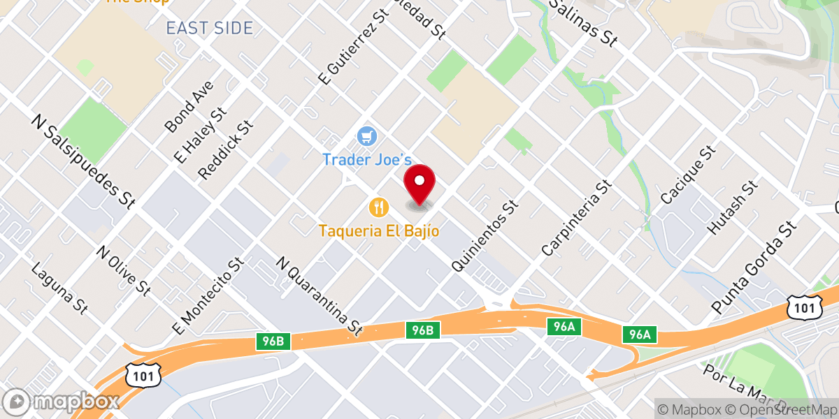 Map showing location of United Pentecostal Church