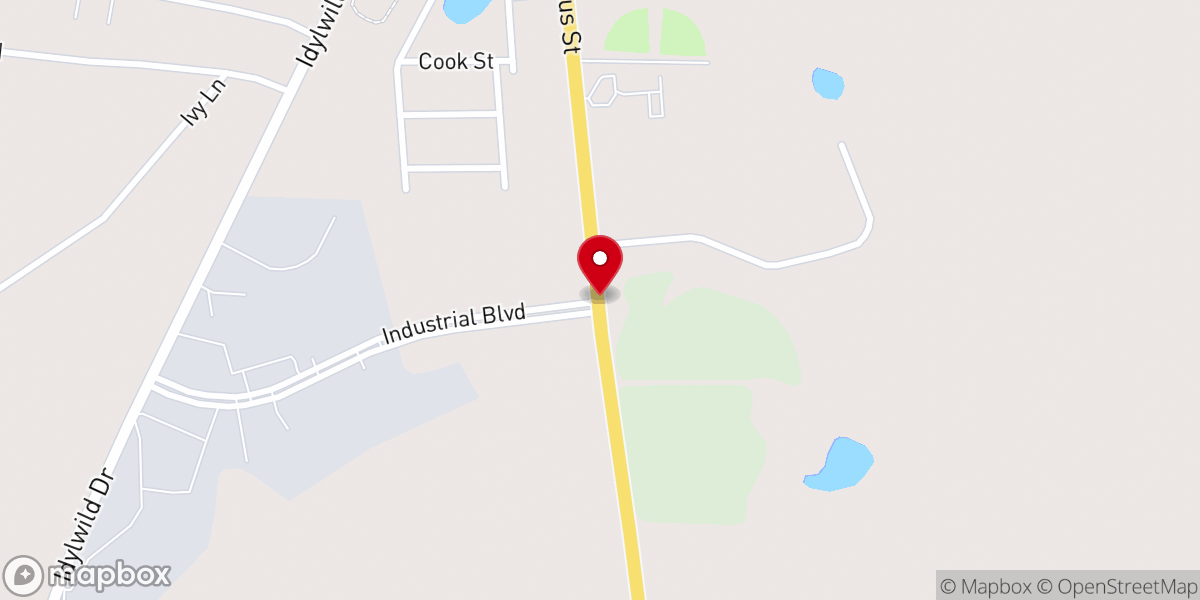 Map showing location of University Pentecostal Church
