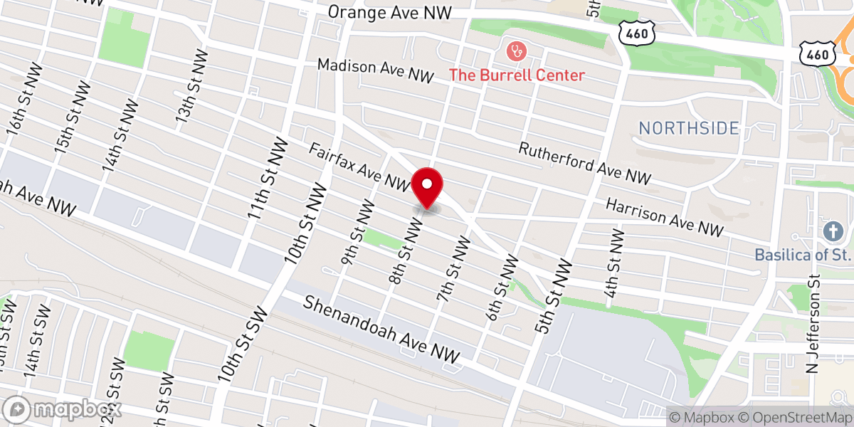 Map showing location of Powerhouse of Faith Apostolic Church