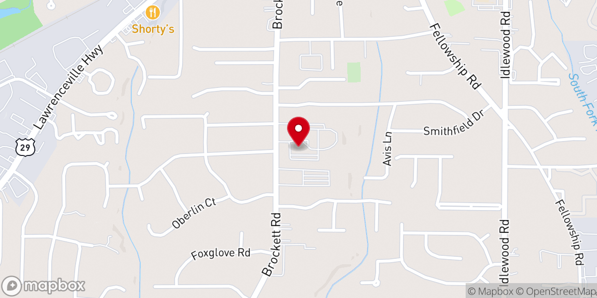 Map showing location of Mount Moriah Now Church