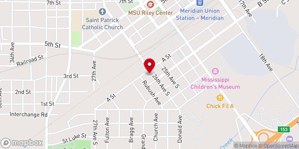 Map showing location of Courts of Praise Ministries