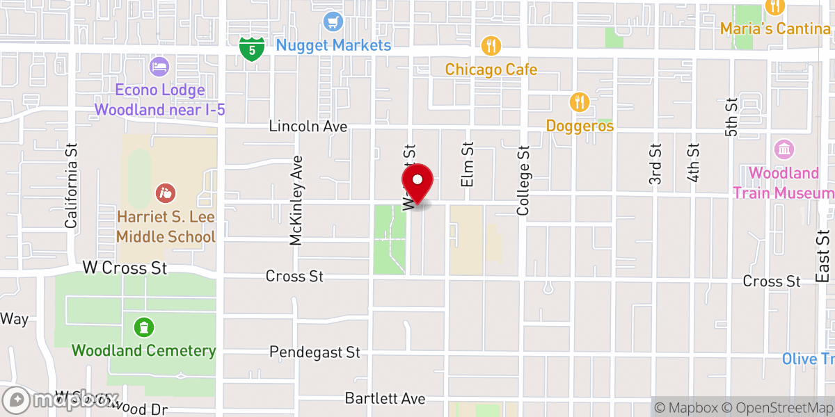 Map showing location of New Life Community Church