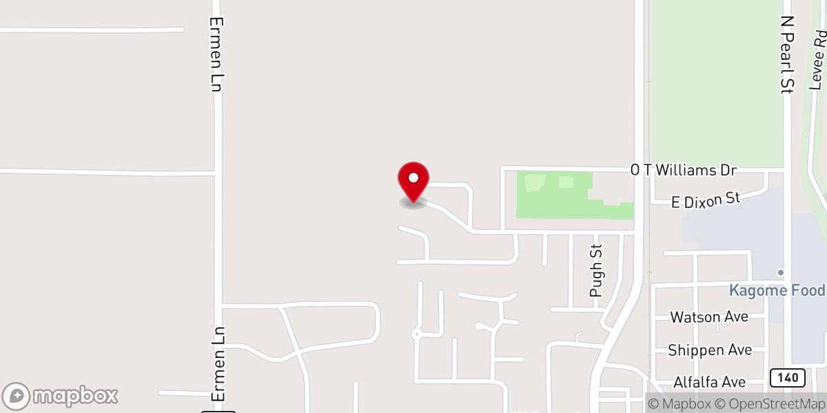 Map showing location of Church of Christ @ Green Acres