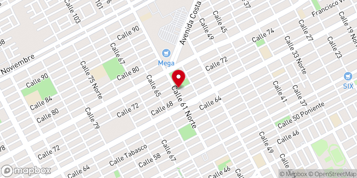 Map showing location of Capilla De Nuestra Señora De La Piedad
