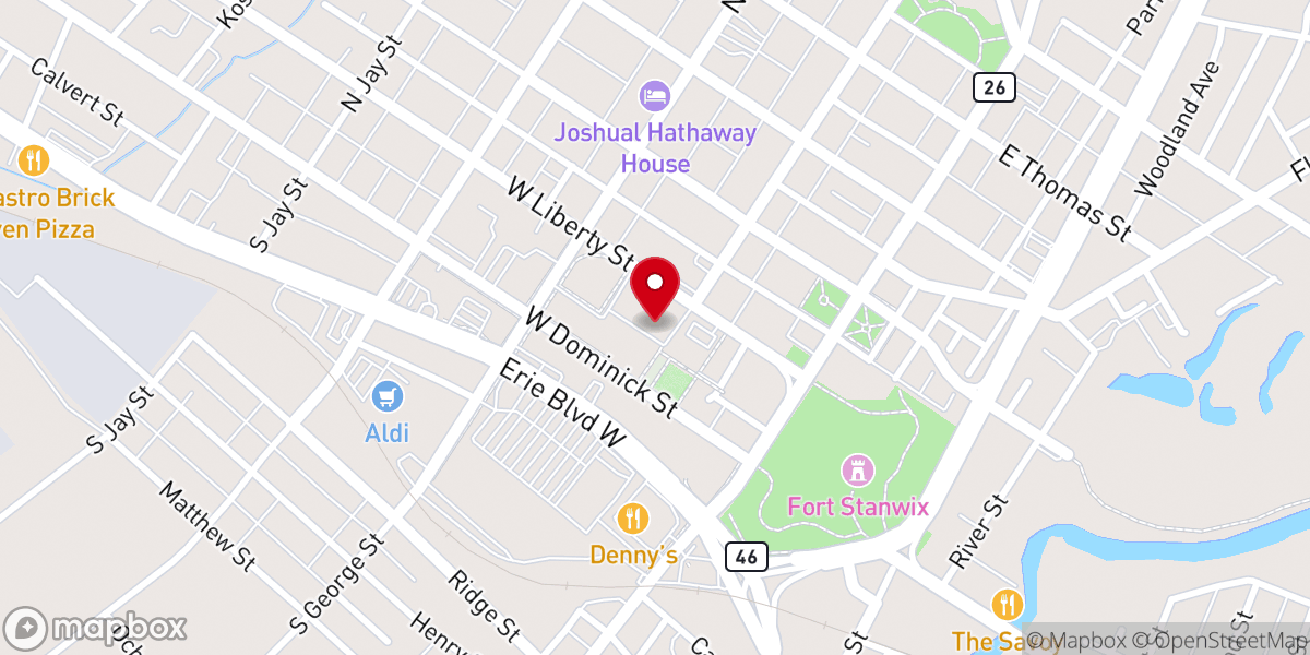 Map showing location of Redeemer Church Rome Campus