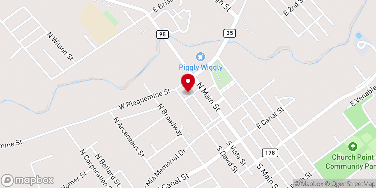 Map showing location of Victory Life Christian Center