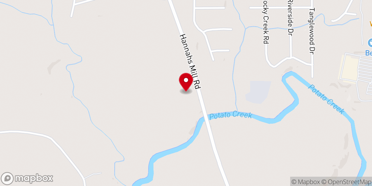 Map showing location of Fellowship Baptist Church - New Hope Campus
