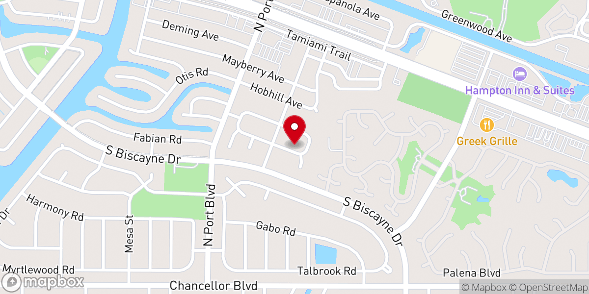 Map showing location of Landon house