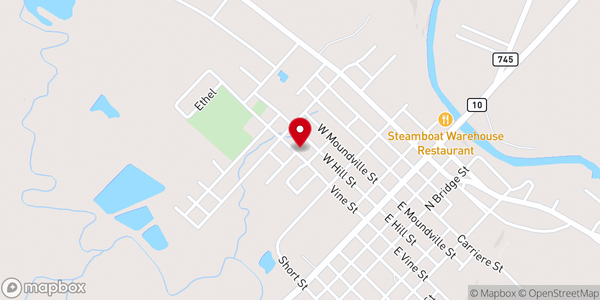 Map showing location of Saint Marks Methodist Church
