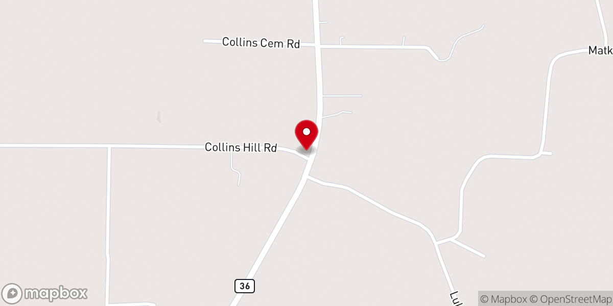 Map showing location of Cotaco Methodist Church