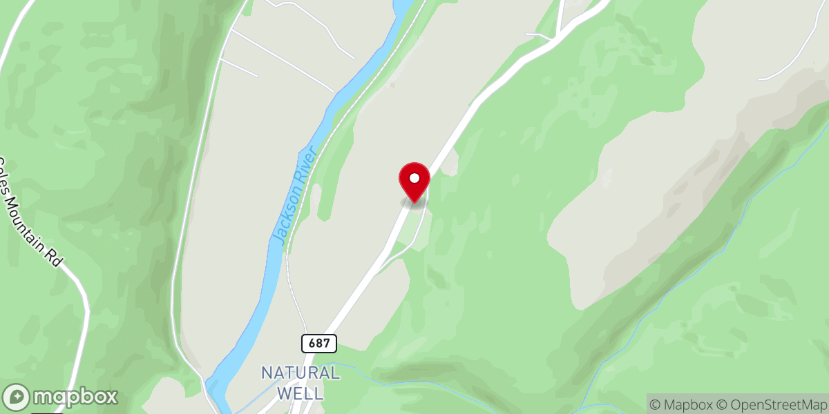 Map showing location of Emory Church