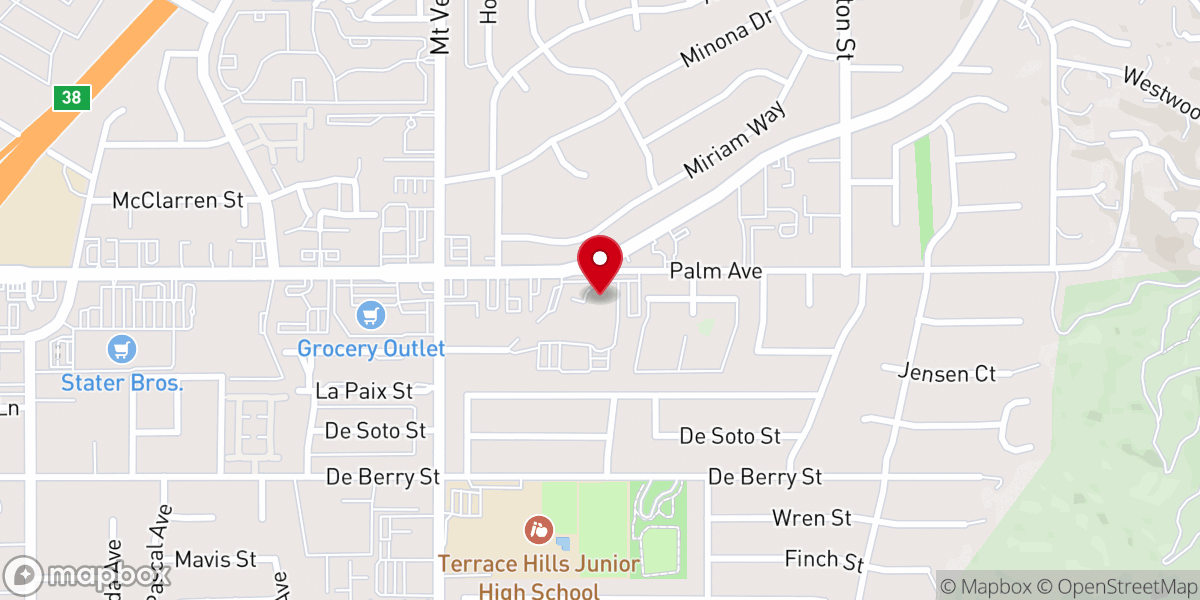 Map showing location of Azure Hills Seventh-day Adventist Church