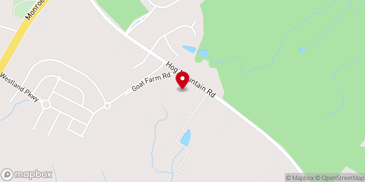 Map showing location of Grace Baptist Church