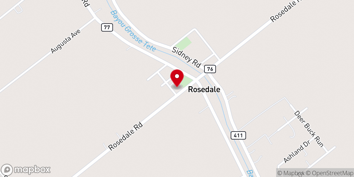 Map showing location of Crossfire Tabernacle