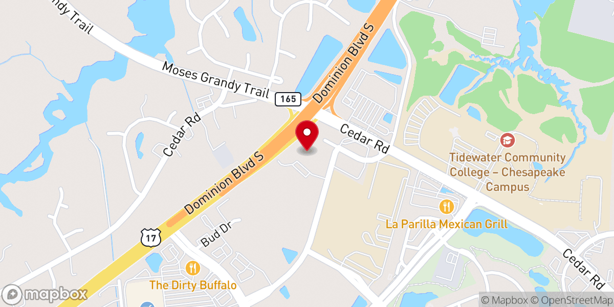 Map showing location of Messiah United Methodist Church
