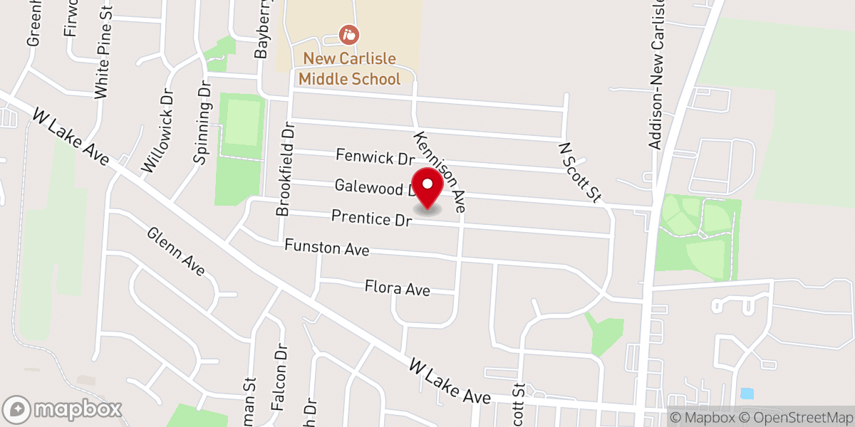 Map showing location of The Hope of Ruth Ministries