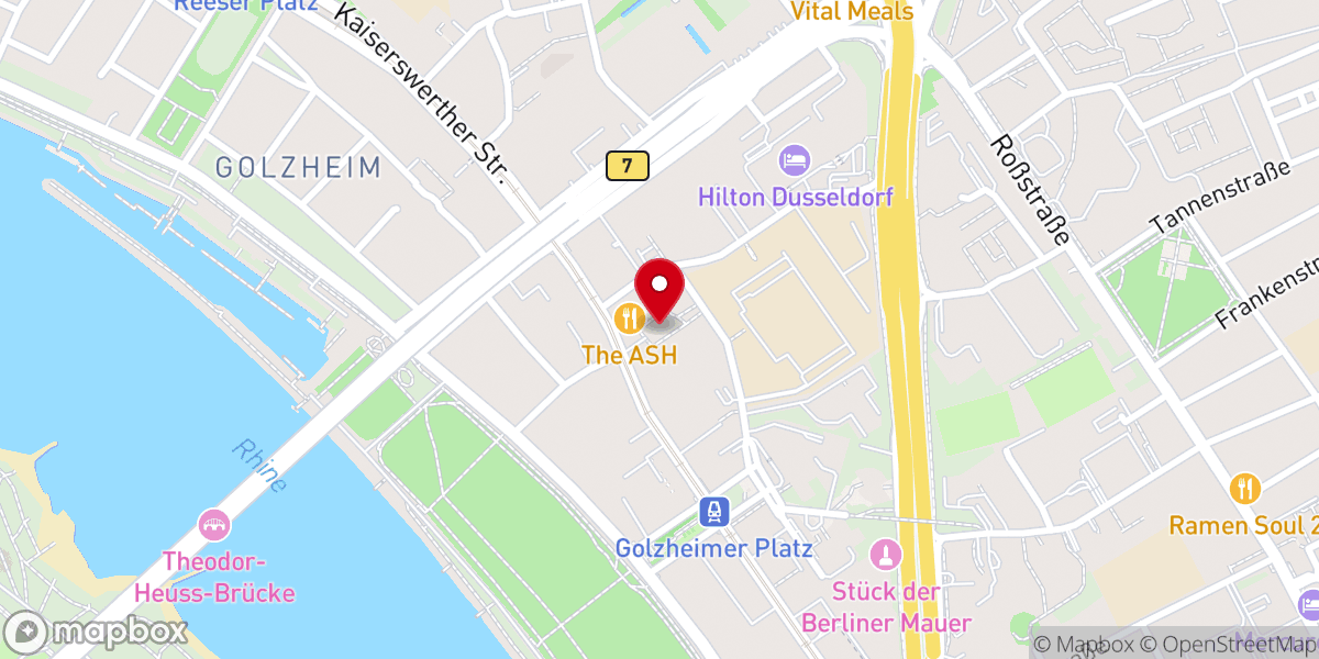 Map showing location of Sankt Albertus Magnus